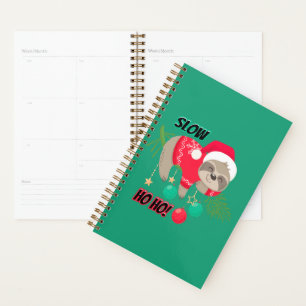 Jolie et drôle Père Noël Sloth Lent Ho Ho