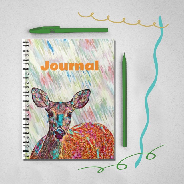 Jolie et Sweet Deer Art Journal (Créateur téléchargé)