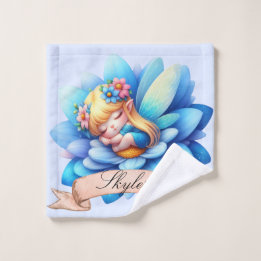Jolie fée endormie rêves doux floraux fantaisistes