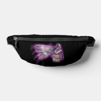 Jolie fée violette et étoiles