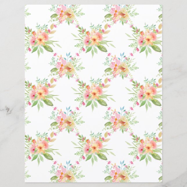 Jolie feuille papier de papier de la feuille de pa (Devant)