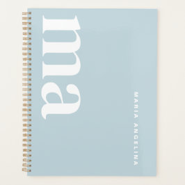 Jolie fille Monogram Blue School