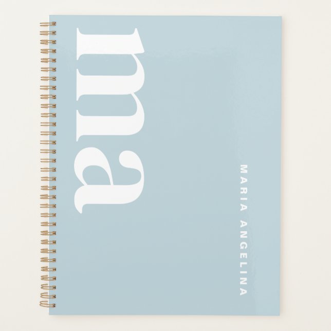 Jolie fille Monogram Blue School (Devant)