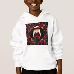 jolie fille palestinienne Broderie rouge tatreez