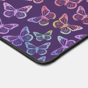Jolie fille papillon violet Motif Iridescente