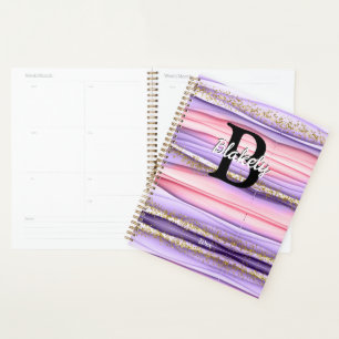 Jolie fille rose et violet Parties scintillant de