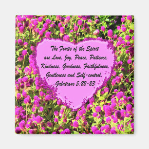 JOLIE FLEURS ROSES GALATIENS 5 MAGNET