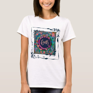Jolie Foi Floral Feuilles Inspirivity T-shirt