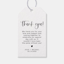 JOLIE Fun Script Minimalistisch Vielen Dank