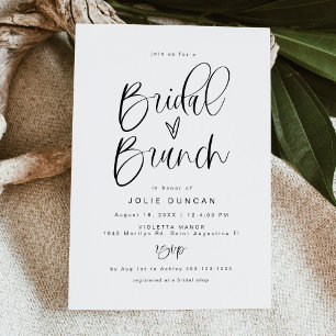 JOLIE Fun Typografie Minimalistisch Boho Bridal Br Einladung