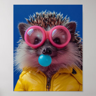 Jolie Hérisson Bubble-Gum Sois Gentil Décoration M