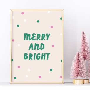 Jolie Impression de vacances rose confetti Merry &