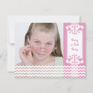 Jolie invitation à la fête d'anniversaire de la fi