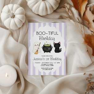 Jolie invitation d'anniversaire pour la sorcière c