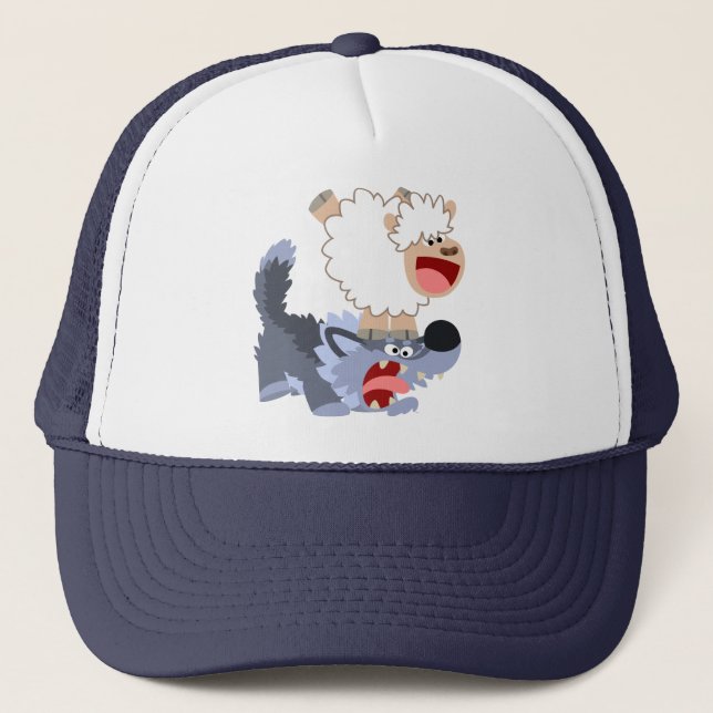 Jolie joueuse de dessin mouton et Casquette de lou (Devant)