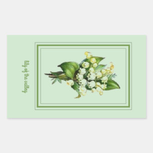 Jolie Lily de la Vallée Stickers brillants