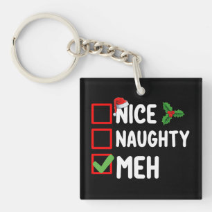 Jolie Méchant Bof Drôle Liste de Noël Vacances