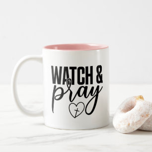 Jolie Montre Rose et Mug café Pray
