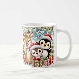 Jolie Noël Animaux Concevoir Mug