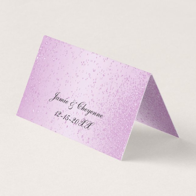 Jolie Parties scintillant rose | Cartes de remplis (Back)