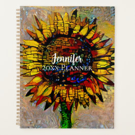 Jolie peinture Abstraite de tournesol