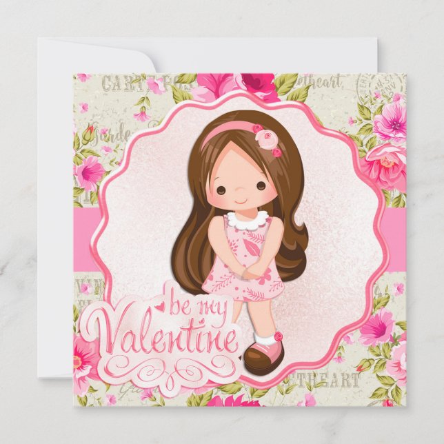 Jolie petite carte de la Saint-Valentin pour ma br (Devant)
