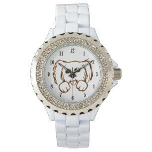 Jolie petite montre à poignet de chien