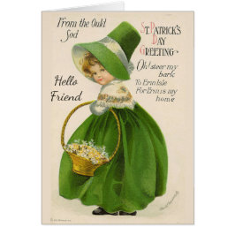 Jolie reproduction Vintage de la Saint Patrick