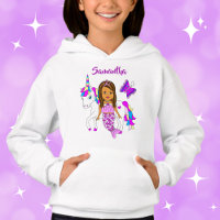 Jolie Sirène et Unicorne personnalisée