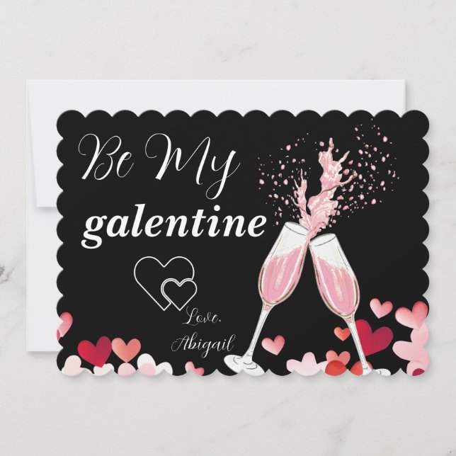 Jolie Soit Ma Carte Galentine (Devant)