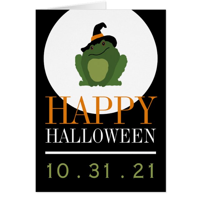 Jolie Sorcière Toad, Bonne Halloween (Devant)