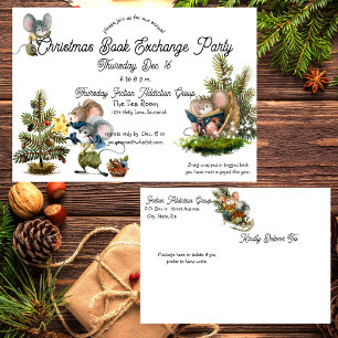 Jolie Souris de Noël Club/Organisation Invitation