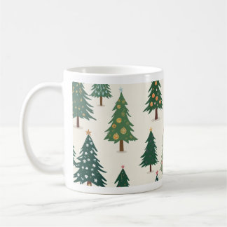 Jolie tasse avec une photo d'un sapin de Noël