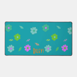Jolie Turquoise Girls Retro Flower