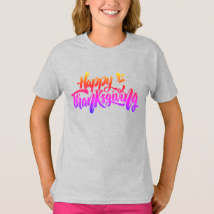Jolie typographie pour T-shirt Thanksgiving