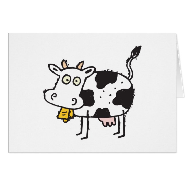 jolie vache caricaturale (Devant horizontal)