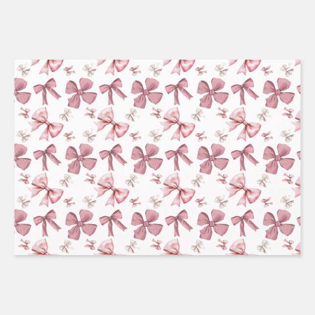Jolies arcs Enveloppement Papier Plat Feuille Set  (Devant)