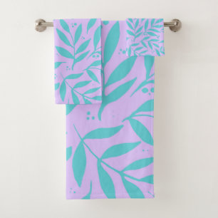 Jolies branches - turquoise et violet ado