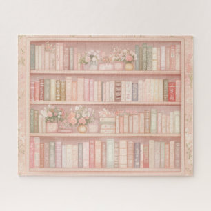 Jolies livres et fleurs Puzzle
