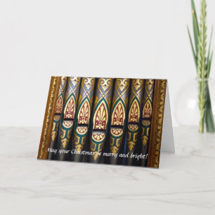 Jolies pipes d'orgue carte de Noël