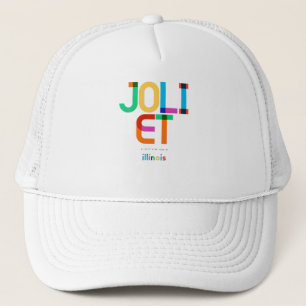 Joliet Illinois Mitte Jahrhundert, Pop Art, Truckerkappe