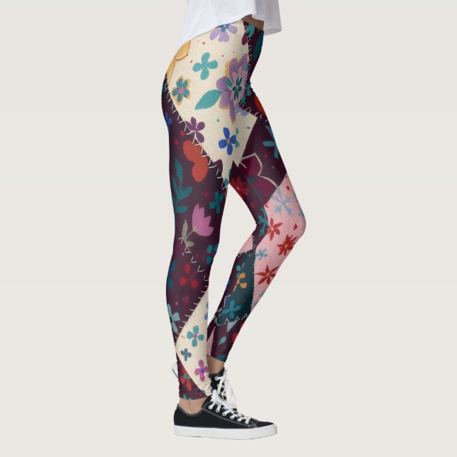 Jolis leggings patchwork (Droite)