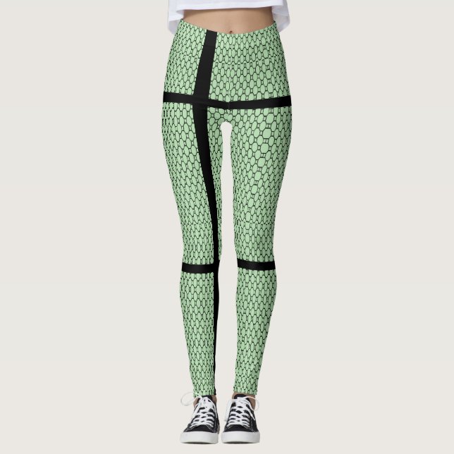 Jolis leggings verts (Devant)