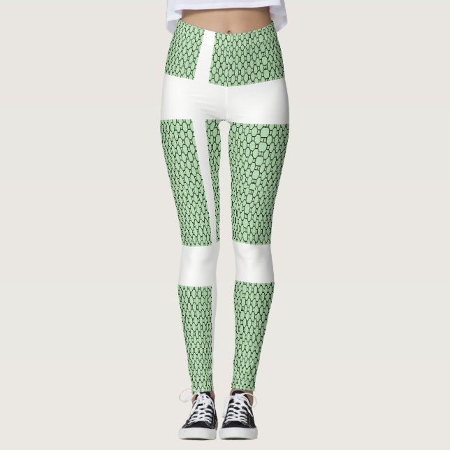Jolis leggings verts (Devant)
