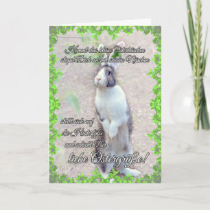 Jolis vœux de Pâques pour vos proches ! Carte