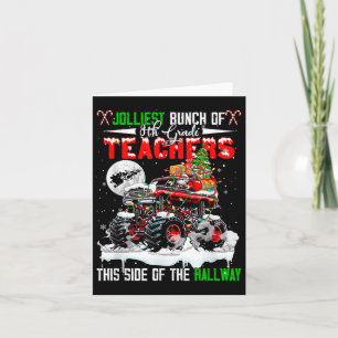 Jolliest Bunch 8. Klasse Lehrer Hallway Monster Karte