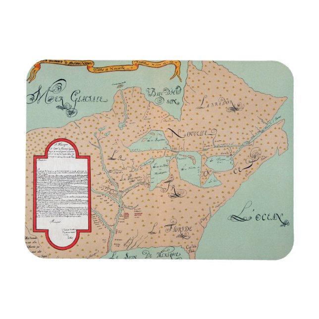 JOLLIET: NORDAMERIKA 1674 MAGNET (Horizontal)