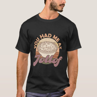 Jollof Nigeria Fried Food Nigerias Flags African R T-Shirt