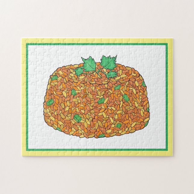 Jollof Rice Nigerian Ghanaian West African Food (Horizontal)
