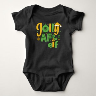 Jolly AF Elf Baby Strampler
